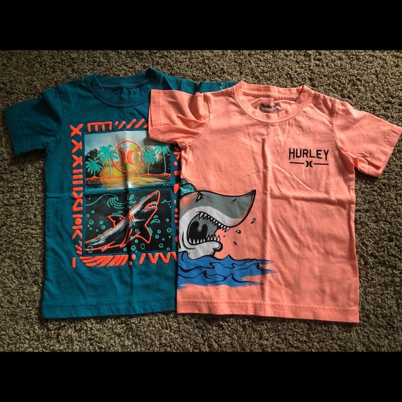 Hurley Other - 🦈 Hurley Size S Boys Shark (2) Shirts 🦈